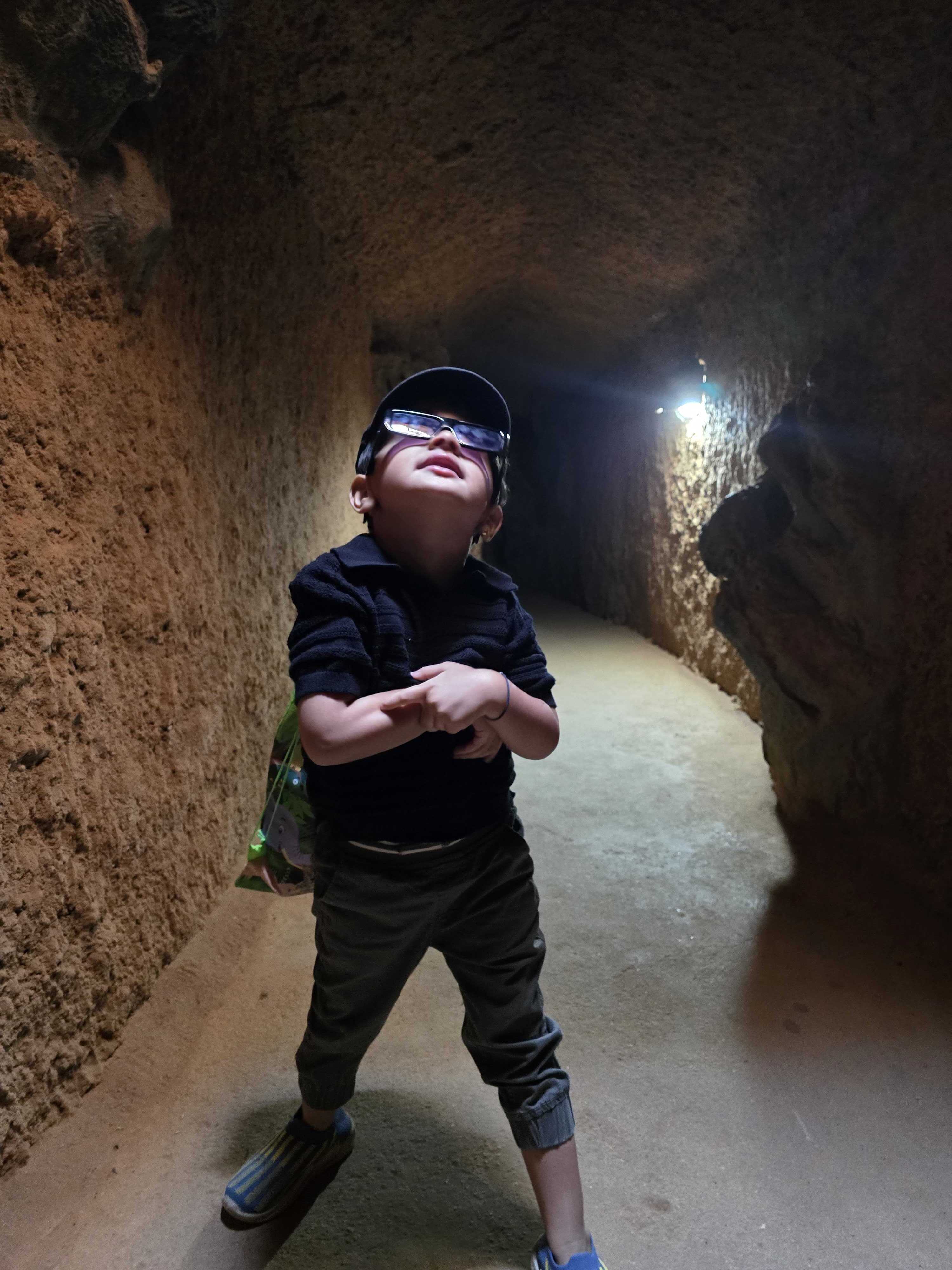 Akshar striking a hero pose